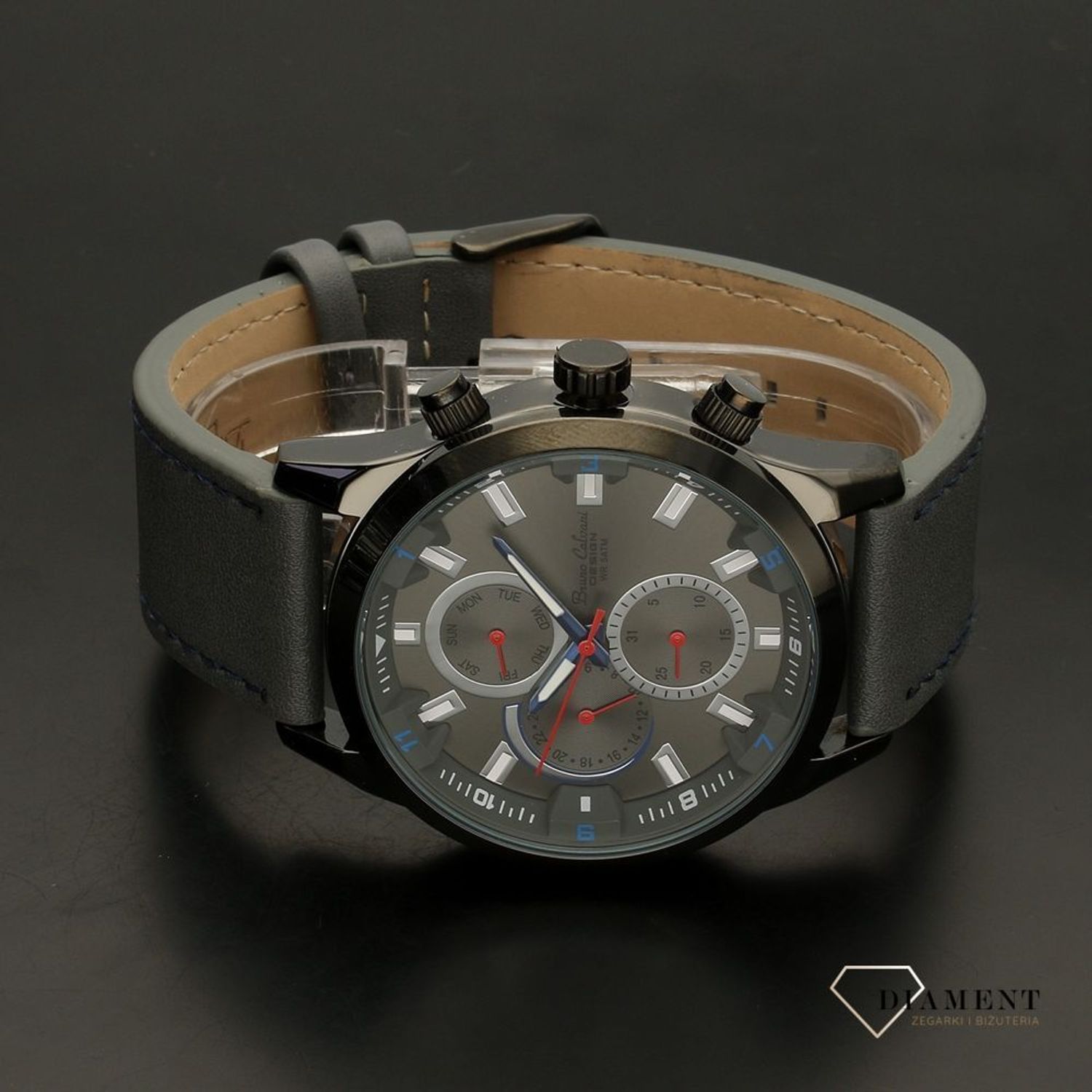 Zegarek męski Bruno Calvani BC992 pasek szary (6).jpg